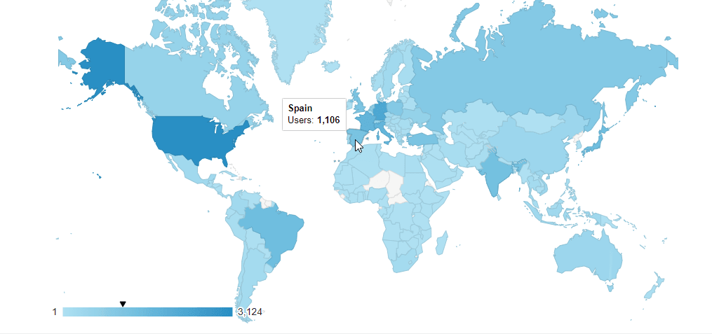 localização do usuário