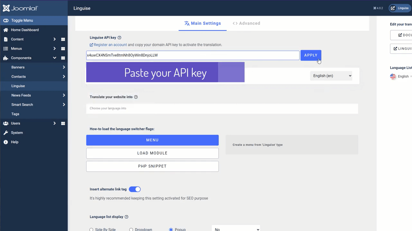 Sådan oversætter du alt dit Joomla 4-indhold automatisk