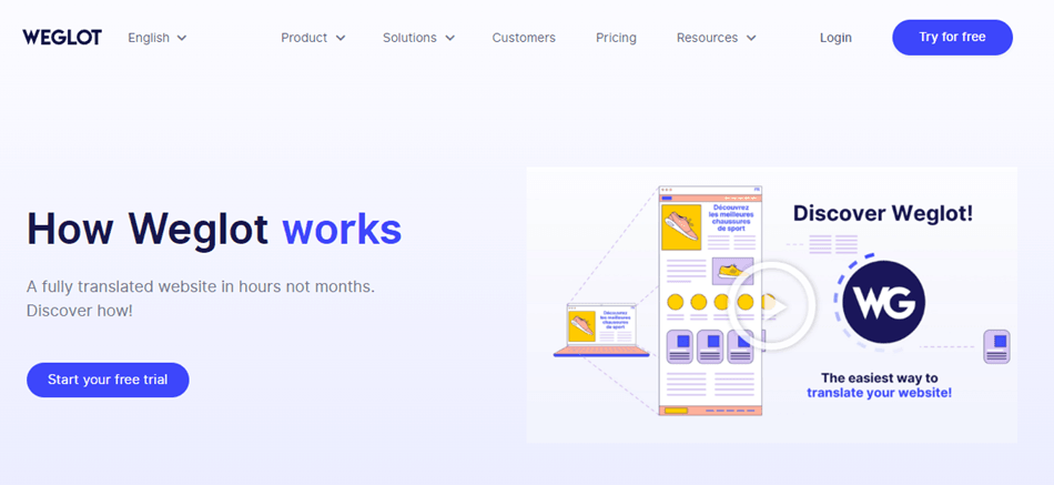 Melhores plugins de tradução automática para WordPress - Weglot