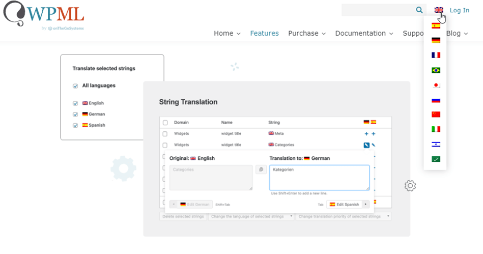 Melhores plug-ins de tradução automática para WordPress – WPML