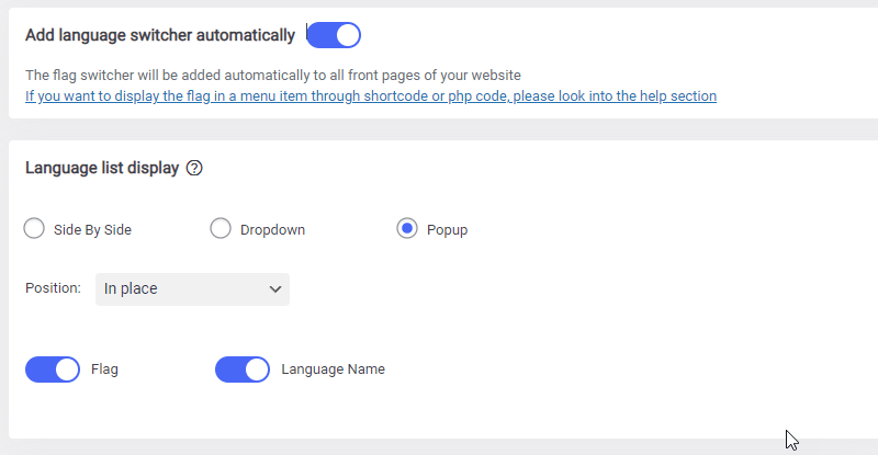 How to translate the content of a slider