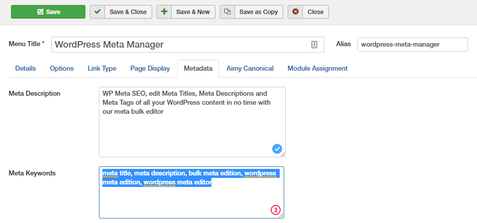 So übersetzen Sie die Metainformationen des Rank Math SEO-Plugins