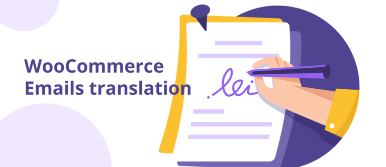 WooCommerce-E-Mail-Übersetzung