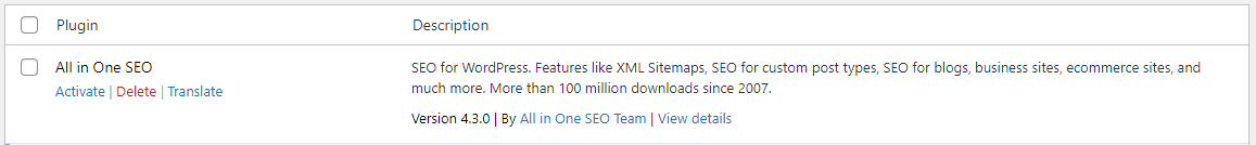 Come tradurre le sitemap XML All in One SEO