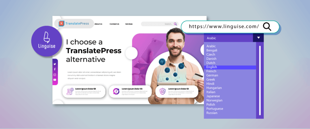 Alternatif TranslatePress terbaik: mengapa menggunakan Linguise saja