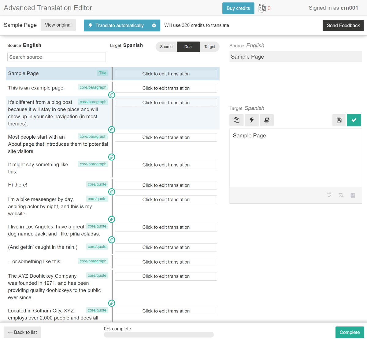 najlepsza alternatywa WPML - dashboard WPML