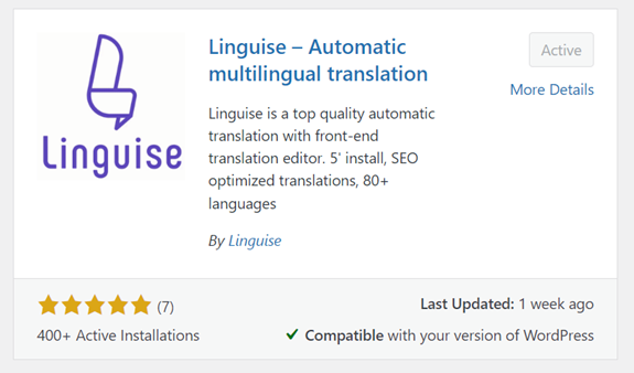 Cara menerjemahkan situs web dari atau ke bahasa Belanda - plugin linguise