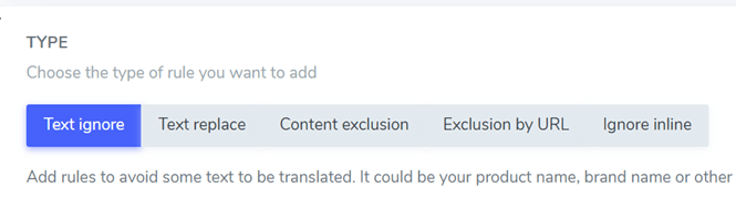 How to partially translate WordPress content (Exclude Posts, URLs) - text to ignore - translation exclusion
