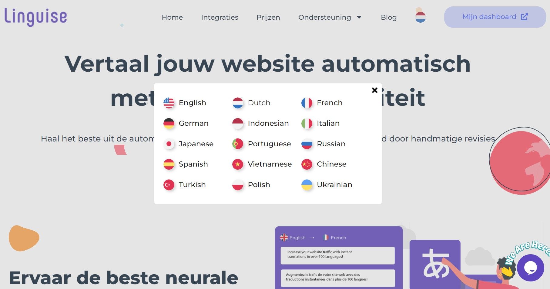 How to translate your entire website online at an affordable price - try to translate