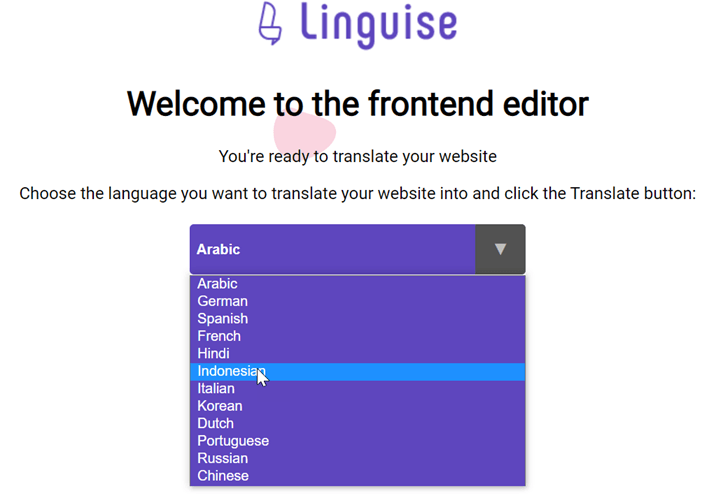 How to override WooCommerce with custom translations-choose language front-end editor