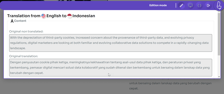 Cara mengganti WooCommerce dengan terjemahan khusus-editor langsung front-end woocommerce