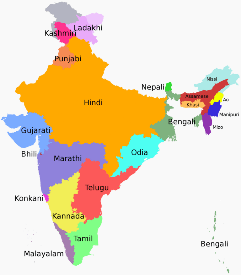 Top list of the most spoken languages in the world for translation -maps of hindi
