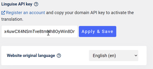 Care sunt cele mai bune extensii de traducere pentru Joomla -paste api key Joomla