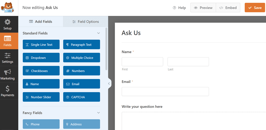 Come tradurre e modificare automaticamente le traduzioni dei campi del plug-in WPForms WPForms