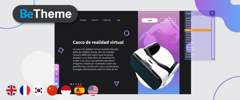 Come rendere il tema BeTheme multilingue con e traduzione dei contenuti