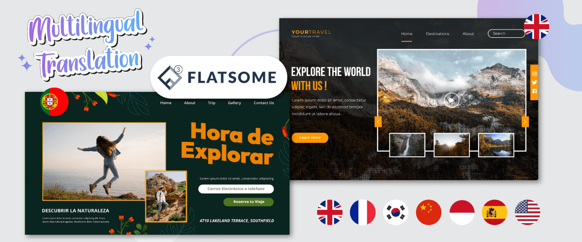 Come rendere multilingue il tema Flatsome con la traduzione dei contenuti