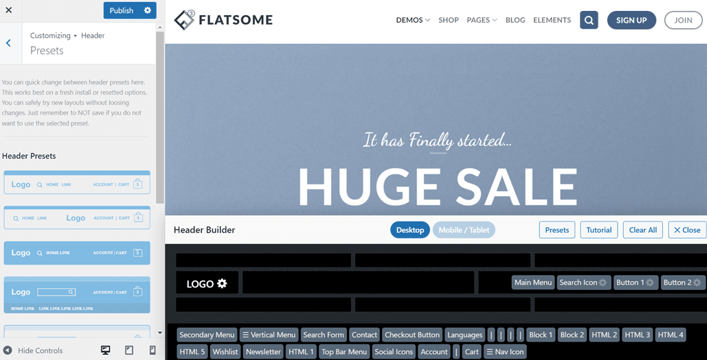 How to make Flatsome theme multilingual with and content translation-customize flatsome