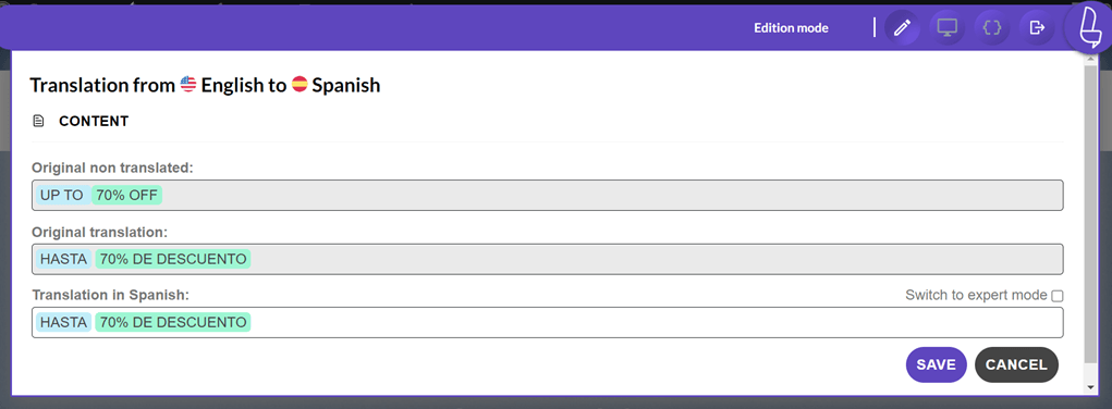 Hoe Flatsome-thema meertalig te maken met en inhoudvertaling-live-editor