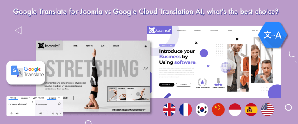 Google Translate para Joomla vs Google Cloud Translation AI, qual é a melhor escolha