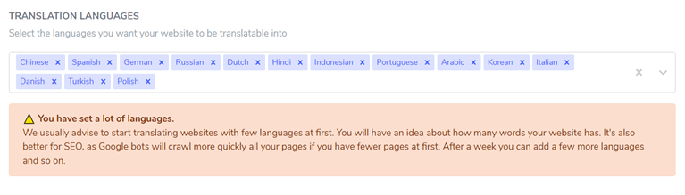 How to translate a website into Polish or from Polish language-add polish language