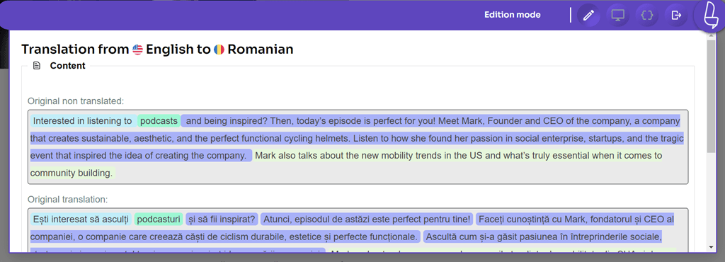 How to translate a website into Polish or from Romanian language-english romanian live editor