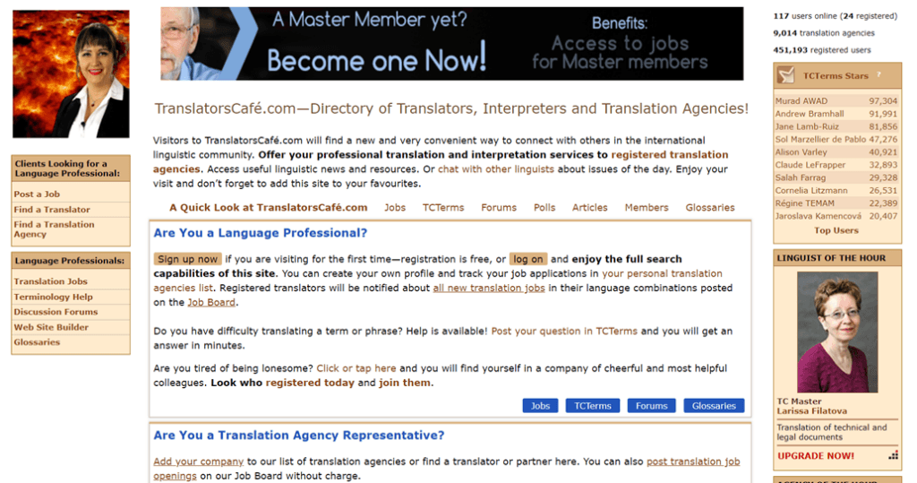 What are the best website for freelance translations