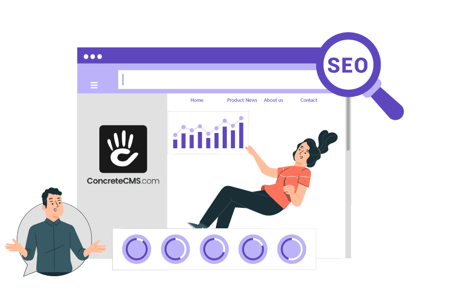 ترجمة صديقة لمحركات البحث (SEO) لـ ConcreteCMS