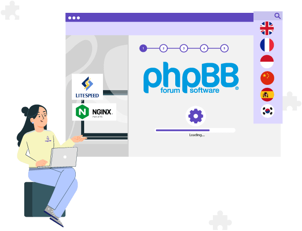 простая установка phpBB Linguise