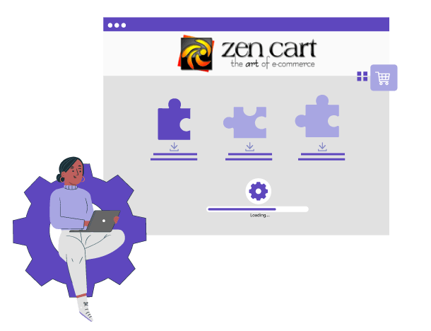 fast loading zen cart