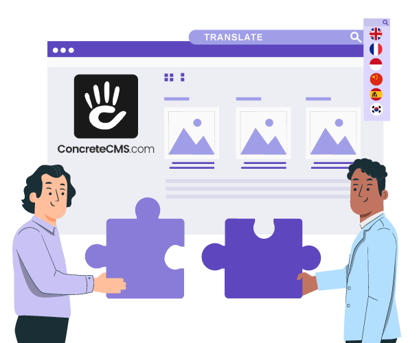 el mejor complemento de traducción para concrete cms