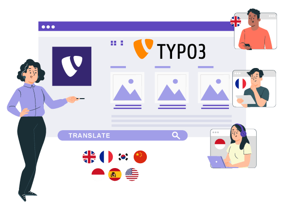 terjemahan tak terbatas untuk TYPO3