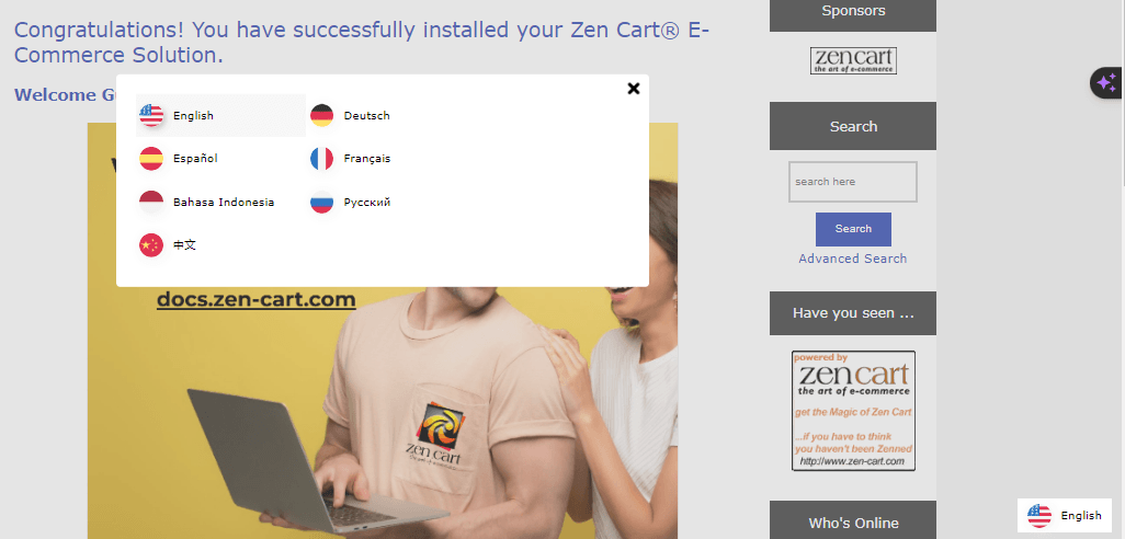 ZenCart-CMS-language-switcher