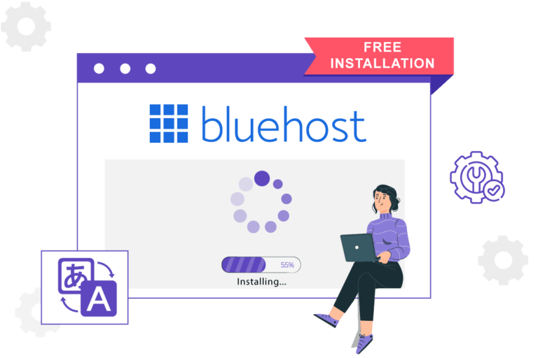 Minta Instalasi Gratis di Situs Bluehost Anda