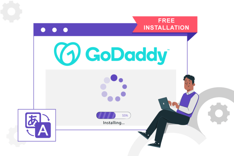 Demandez une installation gratuite sur votre boutique Godaddy