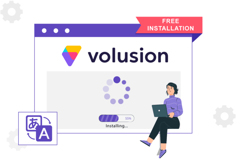 Solicite una instalación gratuita en su tienda Volusion 