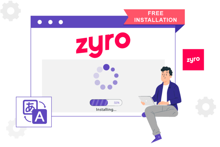 Minta Instalasi Gratis di Toko Zyro Anda