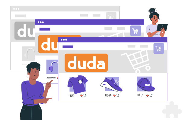 Unbegrenzte Übersetzungen für Ihren Duda Onlineshop