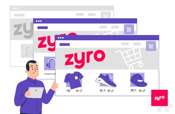 Ubegrænset oversættelse til din Zyro onlinebutik