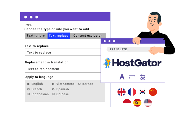 Правила и словари перевода Hostgator