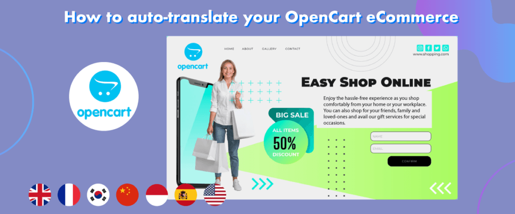 Hoe u uw OpenCart eCommerce automatisch kunt vertalen