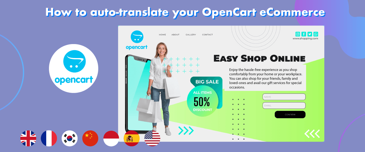 Cómo traducir automáticamente su comercio electrónico OpenCart