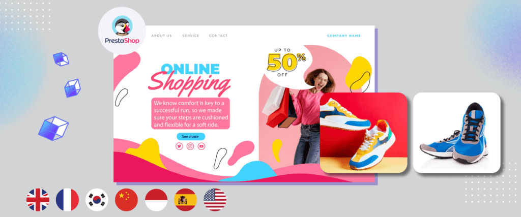 Cara menerjemahkan otomatis PrestaShop eCommerce Anda