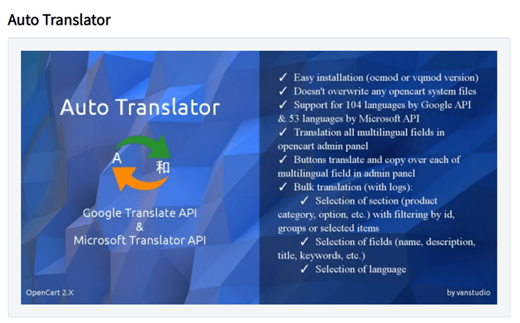 Modul terjemahan dan pelokalan apa yang terbaik untuk OpenCart