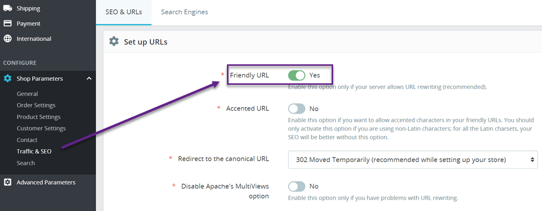 Comment traduire automatiquement votre URL adaptée au commerce électronique PrestaShop