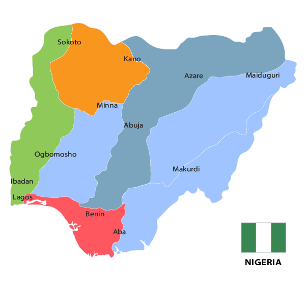 de meesten spreken taal Nigeria