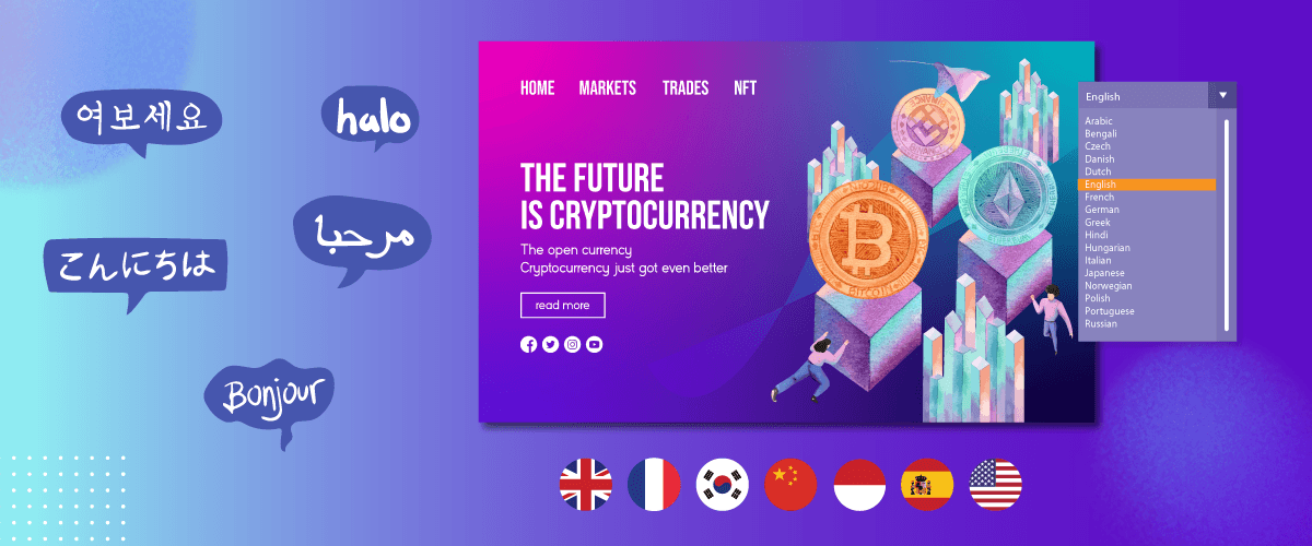 Why you should translate your crypto-related website into at least 5 languages