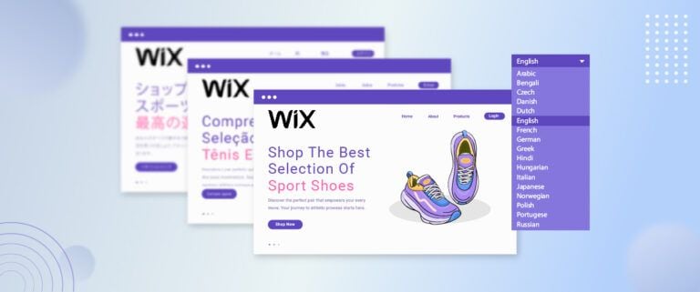 Wix 网站构建器，创建您的运动鞋网站
