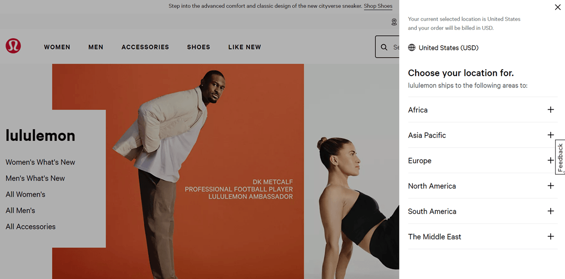 language button on sidebar - Squarespace language button