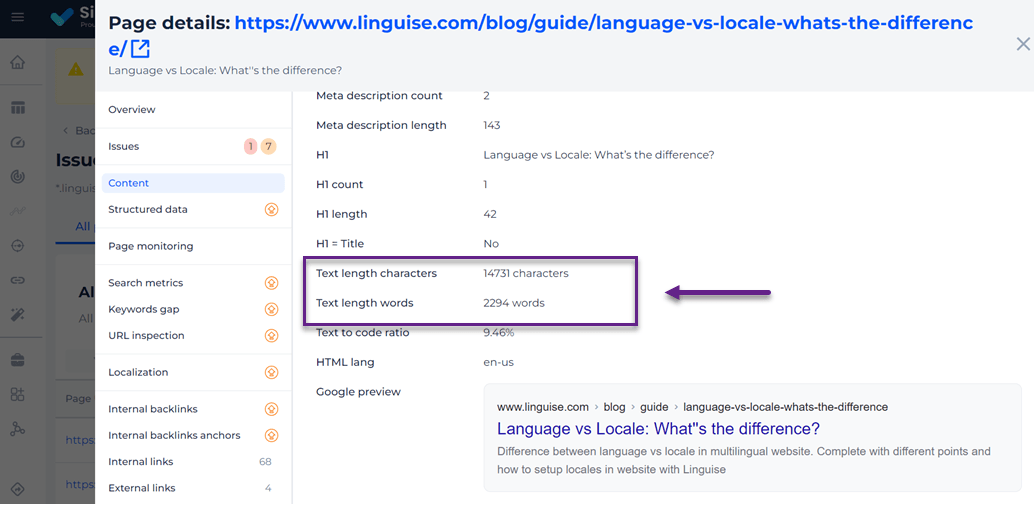 resultado do verificador de sites - Melhores sites de contadores de palavras de páginas da web