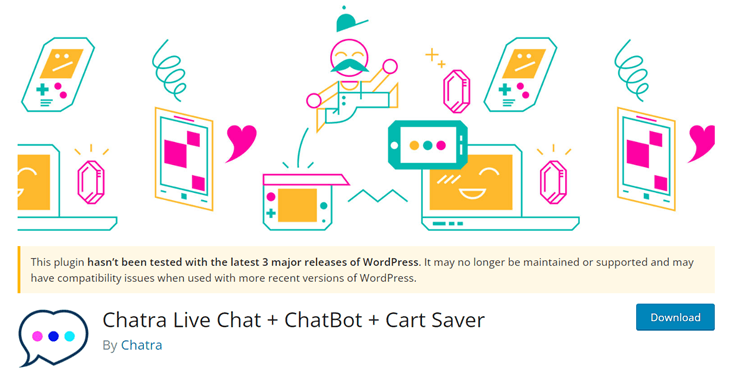 Chatra - 15 najlepszych wtyczek Chatbot WordPress dla Twojej witryny
